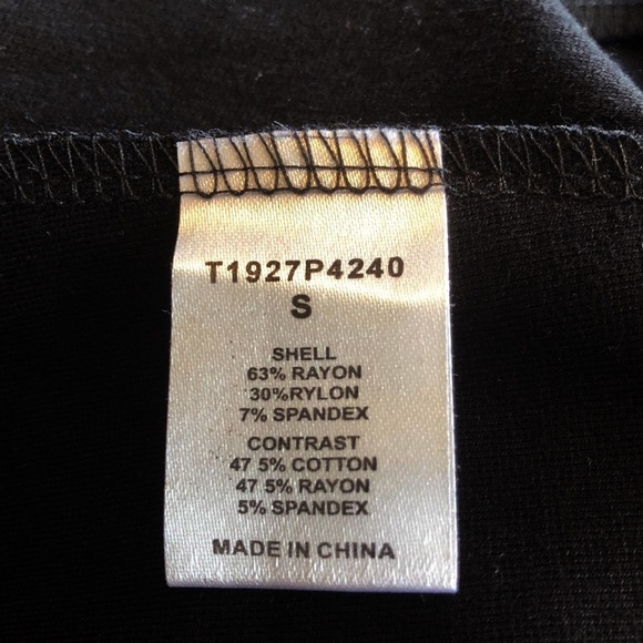 Tart Collections Ponte Knit Menswear Inspired Sleeveless Black Dress Small NWT - Picture 10 of 13